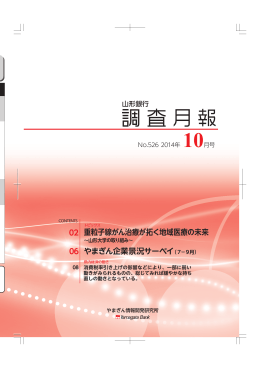 重粒子線がん治療が拓く地域医療の未来 やまぎん企業景況