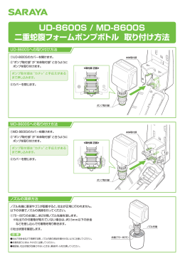 UD-8600 二重蛇腹取付方法(PDFファイル)