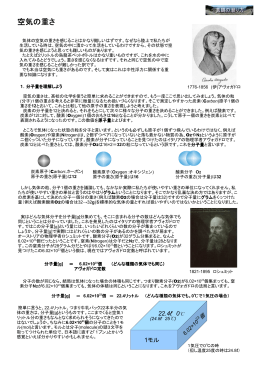 空気の重さ - Biglobe