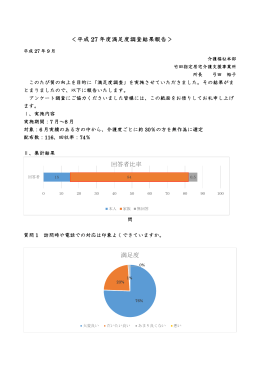 満足度調査