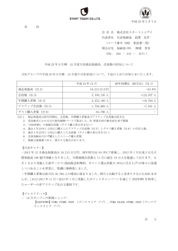 会員数の状況について