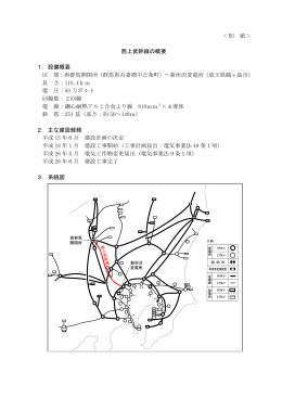 西上武幹線の概要（PDF 72.8KB）