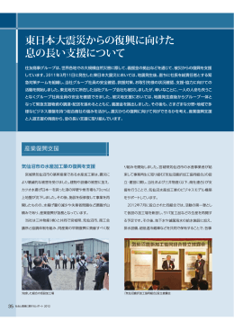 東日本大震災からの復興に向けた 息の長い支援について
