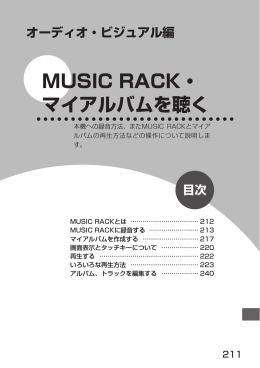 MUSIC RACK・ マイアルバムを聴く