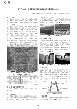 伊豆大島に於ける鋼製透過型砂防堰堤の施設効果事例について