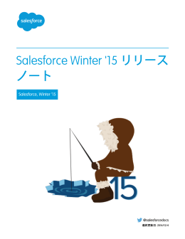 Salesforce Winter `15 リリースノート