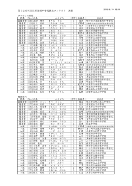 第32回NHK杯全国中学校放送コンテスト 決勝