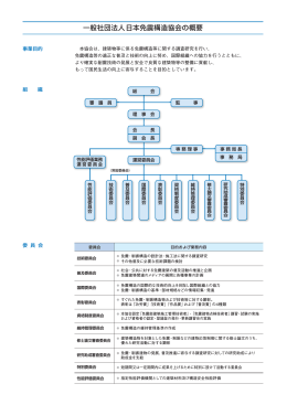 PDF『協会概要』 - 日本免震構造協会