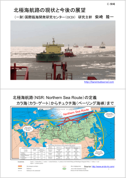 北極海航路の現状と今後の展望
