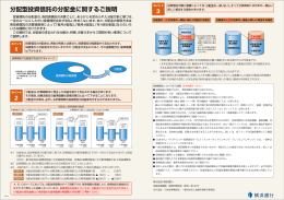 分配型投資信託の分配金に関するご説明