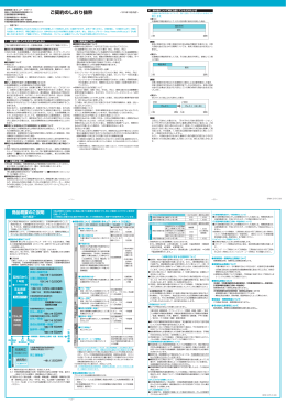 ご契約のしおり抜粋｜引受基準緩和型医療保険 新