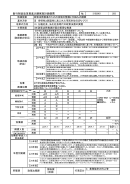 新行財政改革推進大綱実施計画個票