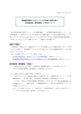 減価償却資産となる100万円未満の美術品等の 固定資産税