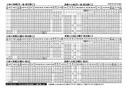 小林&rArr;宮崎【月～金（祝日除く）】 宮崎&rArr;小林【月～金（祝日除く）】 小林