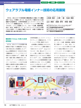 ウェアラブル電極インナー技術の応用展開