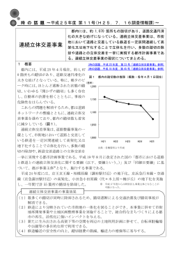 連続立体交差事業