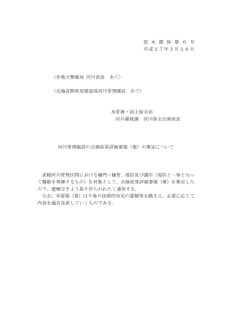 樋門・樋管点検結果評価要領
