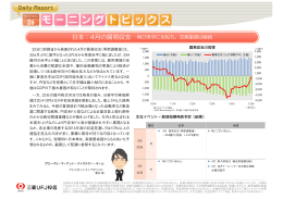 日本：4月の貿易収支 再び赤字に反転も、改善基調は継続