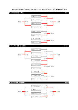 第42回NAGANOスポーツフェスティバル ドッジボール大会 決勝トーナメント