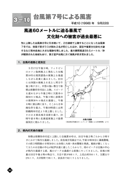 台風第7号による風害