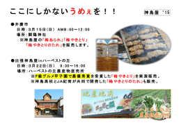 ここにしかないうめえを！！ 神島屋` 15