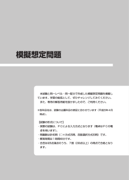模擬想定問題