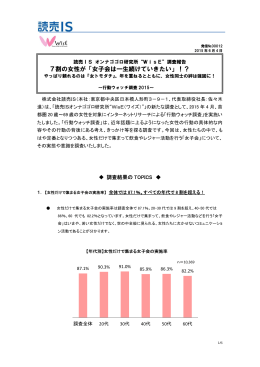 7割の女性が「女子会は一生続けていきたい」！？