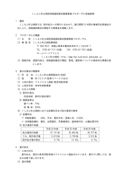 くしもと町立病院保険調剤薬局整備事業プロポーザル実施要領PDFファイル
