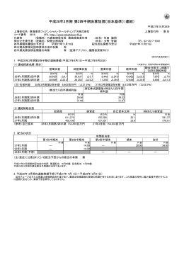 平成28年3月期 第2四半期決算短信