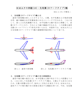 KMAPの例題(10)－先尾翼(カナードタイプ)機