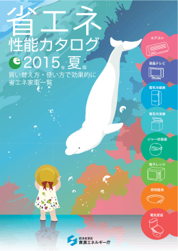 省エネ性能カタログ 2015 年夏版 - 資源エネルギー庁