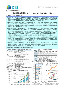 進む医療の国際化（2）