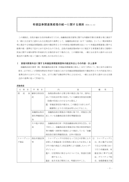 有価証券関連業経理の統一に関する規則（昭49.11.14）