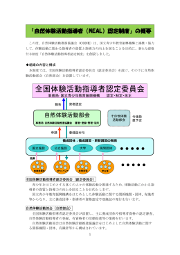 自然体験活動指導者（NEAL）認定制度