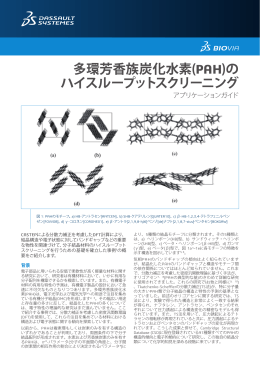 多環芳香族炭化水素(PAH)の ハイスループットスクリーニング