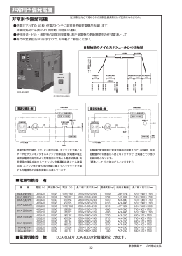 非常用予備発電機
