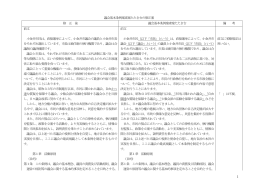 議会基本条例案素案たたき台の修正案