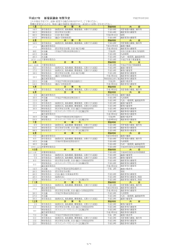 Heisei 27 Shinjuku Ward Assembly Annual Schedule