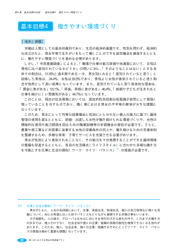 第4章基本目標4働きやすい環境づくり