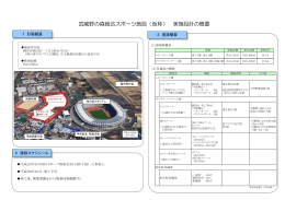 武蔵野の森総合スポーツ施設（仮称） 実施設計の概要