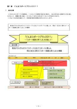 「ぐんまスポーツプラン2011」