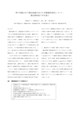 神戸常盤大学で測定依頼を受けた各種補体異常について： 測定開始後 7