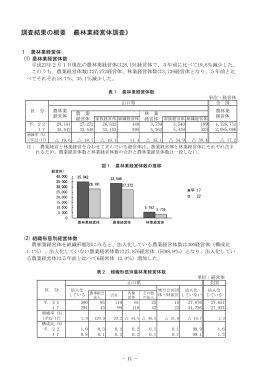 調査結果の概要 《農林業経営体調査》