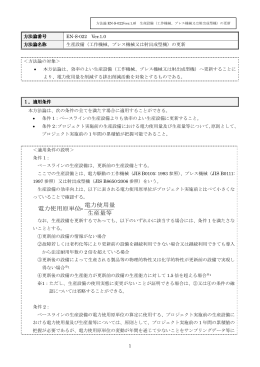 生産量等 電力使用量 電力使用原単位=