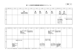 資料4 第10次卸売市場整備計画策定スケジュール (ファイル名