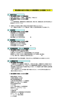 (1)更生医療の対象となる機能障害 (2)更生医療の対象となる主な医療 (1