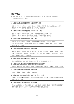 埼玉県立特別支援学校の通学区域（肢体不自由）（PDF：158KB）