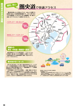 市民便利帳P98～P99（圏央道お出かけ情報） （PDF 762.6KB）