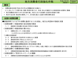 地方消費者行政強化作戦（PDF形式：165KB）