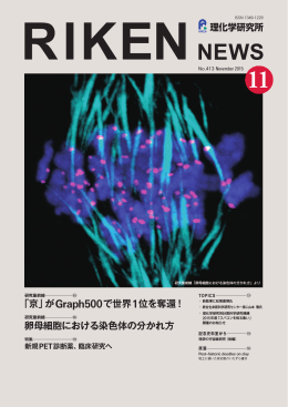 「京」がGraph500で世界1位を奪還！ 卵母細胞における
